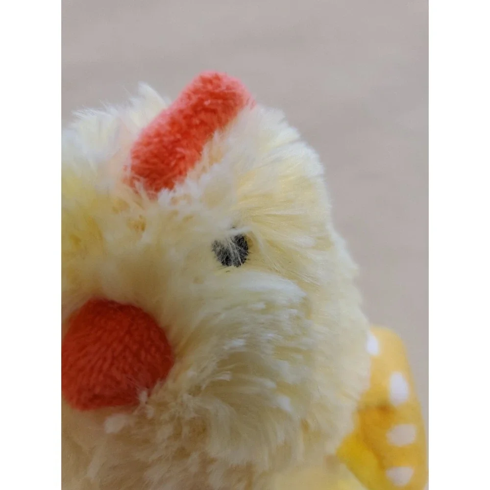 Cloud Island Baby Chick  Lovey Chicken Satin‎ Trim Embroidered Eyes Yellow 13